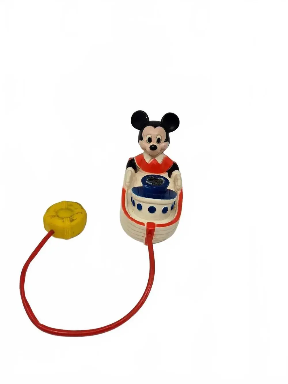1970s Mickey Mouse Bubble Barge Bath Toy MFG By Child Guidance
